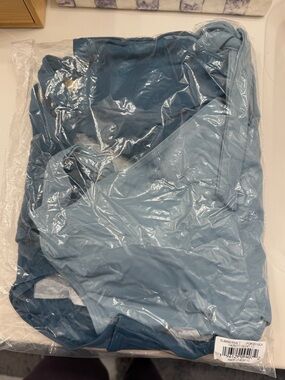 NWT summersalt Perfect Wrap one-piece Light Blue & Slate Blue